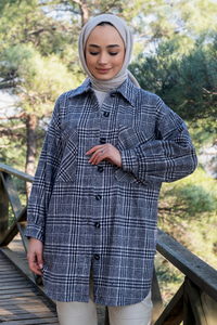 Uygun Fiyatlı CIFT CEPLI SALAS GOMLEK LACIVERT | Loccomoda.com 