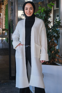 Uygun Fiyatlı CIFT CEPLI UZUN HIRKA EKRU | Loccomoda.com 