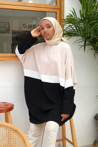 Uygun Fiyatlı CIFT RENK SALAS TUNIK | Loccomoda.com 