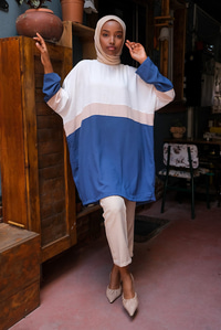 Uygun Fiyatlı CIFT RENK SALAS TUNIK | Loccomoda.com 