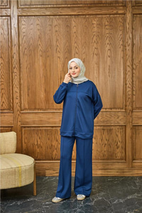 Cima Detay İkili Takım Lacivert