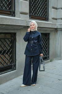 Çıtçıt Detay Kot Takım Lacivert