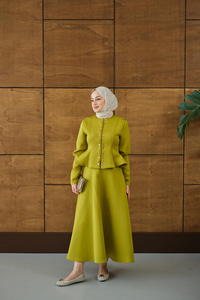 Çıtçıt Detaylı Takım Yağ Yeşil