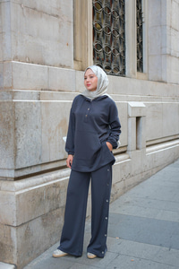 Çıtçıt Kapüşonlu Takım Antrasit