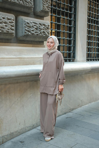 Çıtçıt Kapüşonlu Takım Vizon