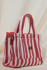 Çizgi Detay Çanta  Kırmızı
