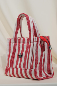 Çizgi Detay Çanta  Kırmızı