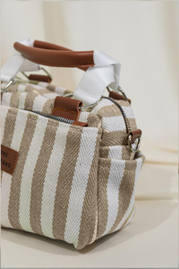 Çizgi  Detay Çanta Vizon