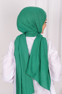 Uygun Fiyatlı CIZGILI SAL  YESIL | Loccomoda.com 