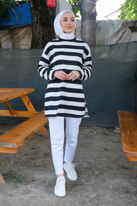 Uygun Fiyatlı CIZGILI TUNIK | Loccomoda.com 