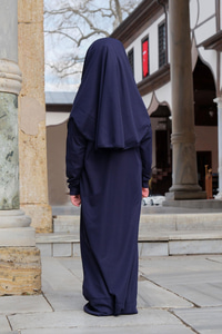 Çocuk Namaz Elbisesi Lacivert