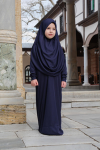 Çocuk Namaz Elbisesi Lacivert
