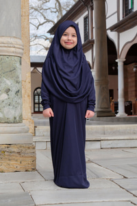 Çocuk Namaz Elbisesi Lacivert