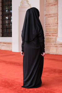 Çocuk Namaz Elbisesi Siyah