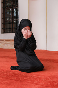 Çocuk Namaz Elbisesi Siyah