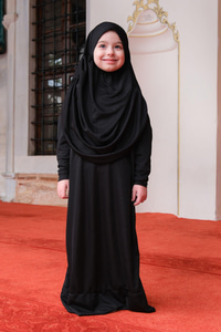 Çocuk Namaz Elbisesi Siyah