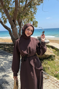 Cosı Elbise Kahverengi