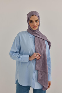 Dama Monogram Şal menekşe