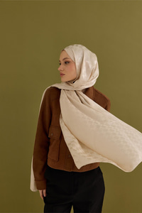 Dama Monogram Şal Taş