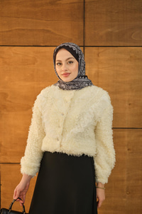 Dantelli V Kat Hırka Krem