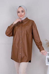 Uygun Fiyatlı DERI CEPLI GOMLEK TABA | Loccomoda.com 