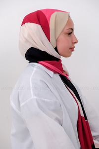 Uygun Fiyatlı DESENLI MEDINE IPEGI SAL FUSYA | Loccomoda.com 