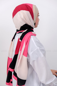 Uygun Fiyatlı DESENLI MEDINE IPEGI SAL FUSYA | Loccomoda.com 