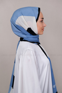 Uygun Fiyatlı DESENLI MEDINE IPEGI SAL INDIGO | Loccomoda.com 