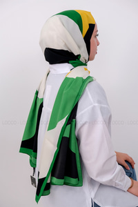 Uygun Fiyatlı DESENLI MEDINE IPEGI SAL YESIL | Loccomoda.com 