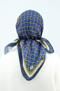 Desenli Soft Eşarp Fıstık Yeşil