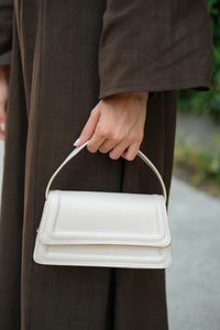 Dikdörtgen El Çanta Bej