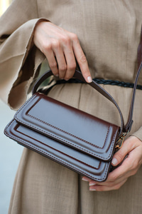 Dikdörtgen El Çanta Kahverengi