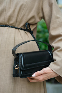 Dikdörtgen El Çanta Siyah