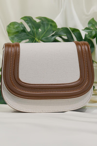 Dikiş Detay Çanta Kahverengi