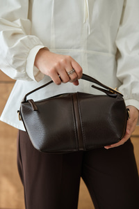 Dikiş Ve Gold Detay Çanta Acı Kahve