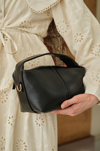 Dikiş Ve Gold Detay Çanta Siyah