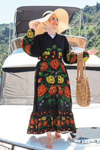 Dilara Model Elbise Siyah