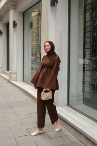 Dora Cupra Takım Kahverengi