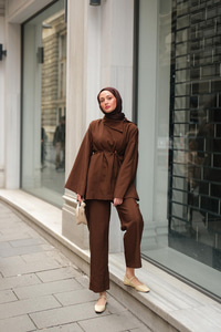 Dora Cupra Takım Kahverengi