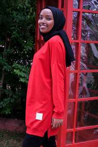 Uygun Fiyatlı DUZ TUNIK  KIRMIZI | Loccomoda.com 