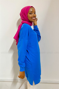 Uygun Fiyatlı DUZ TUNIK  MAVI | Loccomoda.com 
