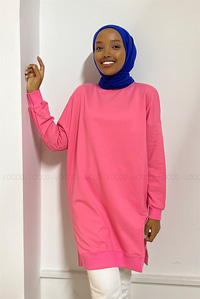 Uygun Fiyatlı DUZ TUNIK  PEMBE | Loccomoda.com 