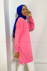 Uygun Fiyatlı DUZ TUNIK  PEMBE | Loccomoda.com 