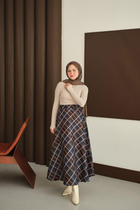 Ekose Desen Etek Füme