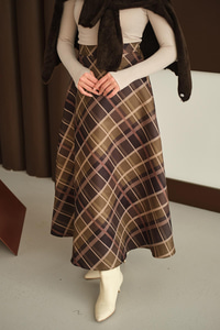 Ekose Desen Etek Yeşil