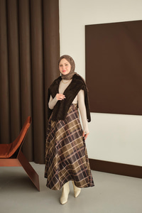 Ekose Desen Etek Yeşil