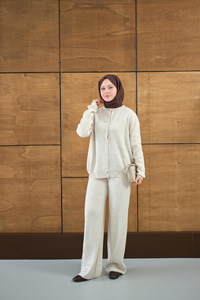 Ekose Düğmeli Takım Taş