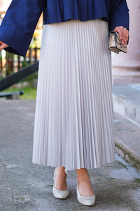 ELISA PILISELI ETEK ACIK GRI