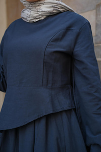 Etekli Sedef Takım Lacivert