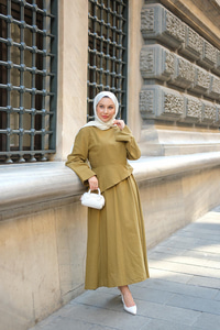 Etekli Sedef Takım Yağ Yeşil